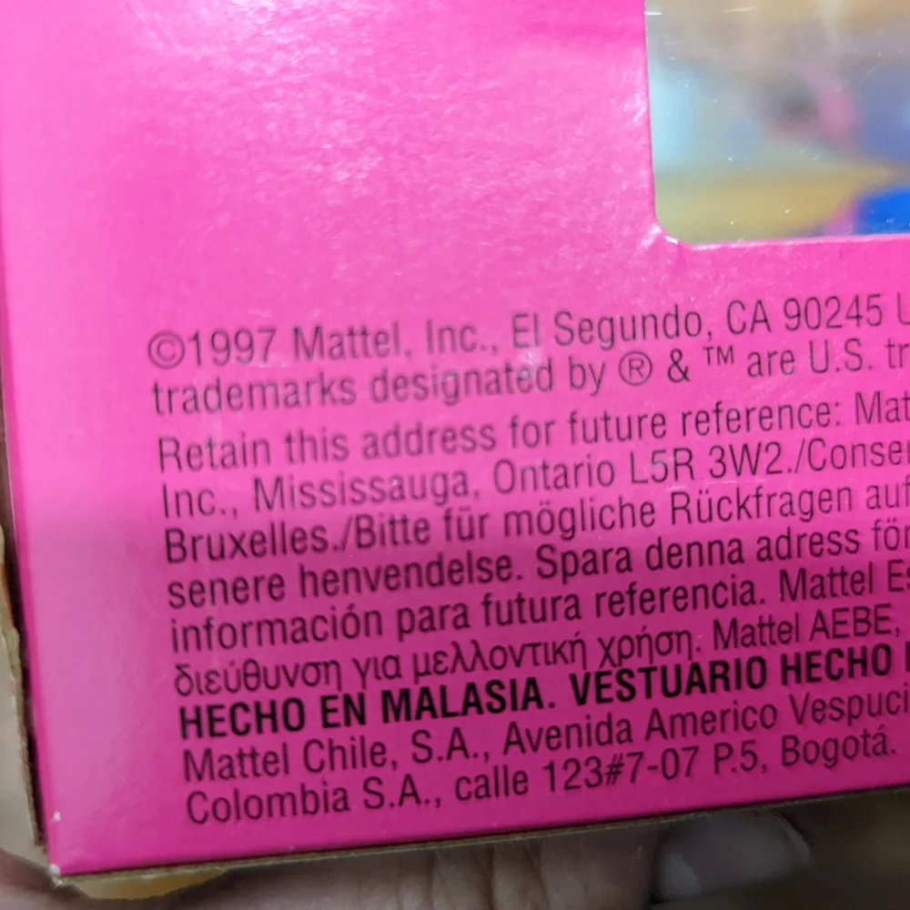 1997 Pilot Barbie.  We can do anything Career Barbie Nib
